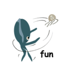 Deep Blue and Little Little（個別スタンプ：5）