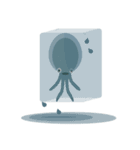 Deep Blue and Little Little（個別スタンプ：13）