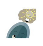 Deep Blue and Little Little（個別スタンプ：15）
