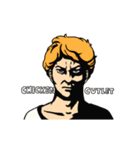 I just want to eat chicken cutlet today（個別スタンプ：4）