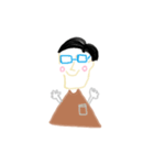 write like copperplate（個別スタンプ：7）