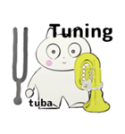 orchestra tuba traditional Chinese（個別スタンプ：10）