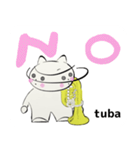 orchestra tuba traditional Chinese（個別スタンプ：37）
