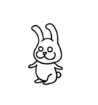 Halfmoon Rabbit（個別スタンプ：38）