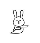 Halfmoon Rabbit（個別スタンプ：39）