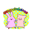 あうさんとおぶたん E（個別スタンプ：14）