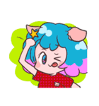 あうさんとおぶたん E（個別スタンプ：32）