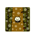 ゆうこんぶのしろねこ＆仲間達（個別スタンプ：17）