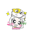 Miss. Purin and Cat...^_^（個別スタンプ：19）