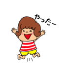 元気な女の子 ルンちゃん（個別スタンプ：4）
