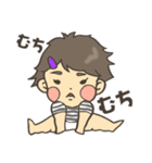髪の毛フッサフサな赤ちゃん（個別スタンプ：1）