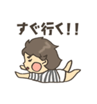 髪の毛フッサフサな赤ちゃん（個別スタンプ：15）