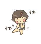 髪の毛フッサフサな赤ちゃん（個別スタンプ：33）