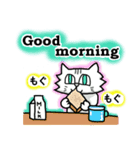 ネコで伝える基本の言葉（個別スタンプ：1）