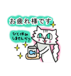 ネコで伝える基本の言葉（個別スタンプ：40）