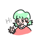 #My girlfriend（個別スタンプ：1）
