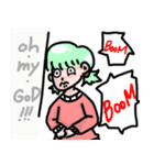 #My girlfriend（個別スタンプ：14）