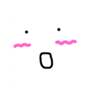 顔は口ほどにモノを言う（個別スタンプ：5）