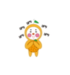 かぶりみかん（個別スタンプ：16）