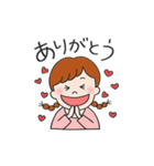 使えばハッピー♡三つ編み女の子のスタンプ（個別スタンプ：8）
