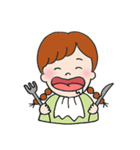 使えばハッピー♡三つ編み女の子のスタンプ（個別スタンプ：21）