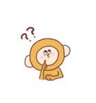 ゆるいどうぶつたち。（個別スタンプ：1）