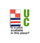 国際信号旗一般部門(UA-UK1)水先（個別スタンプ：6）