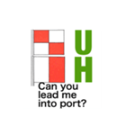 国際信号旗一般部門(UA-UK1)水先（個別スタンプ：14）