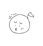しろたまのシンプルスタンプ（個別スタンプ：10）