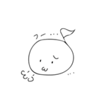 しろたまのシンプルスタンプ（個別スタンプ：15）