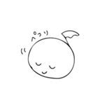 しろたまのシンプルスタンプ（個別スタンプ：16）