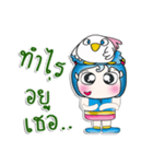 >> Mr. Kuromi and Bird..^_^ <<（個別スタンプ：26）