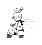 Mr. Bunny in Polka Dot Scarf（個別スタンプ：7）