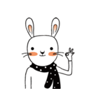 Mr. Bunny in Polka Dot Scarf（個別スタンプ：20）