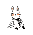 Mr. Bunny in Polka Dot Scarf（個別スタンプ：22）
