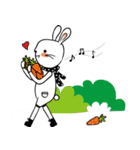 Mr. Bunny in Polka Dot Scarf（個別スタンプ：23）