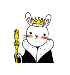 Mr. Bunny in Polka Dot Scarf（個別スタンプ：28）