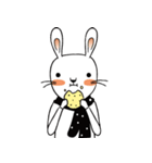 Mr. Bunny in Polka Dot Scarf（個別スタンプ：37）