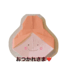 娘の折り紙と粘土（個別スタンプ：1）