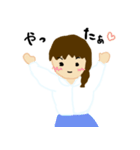 あざと-かわいい女の子（個別スタンプ：5）
