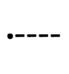 International Morse Code（個別スタンプ：27）