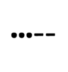 International Morse Code（個別スタンプ：29）