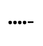 International Morse Code（個別スタンプ：30）