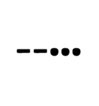 International Morse Code（個別スタンプ：33）