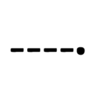 International Morse Code（個別スタンプ：35）