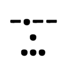 International Morse Code（個別スタンプ：37）