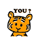 Sarcastic or Catatonic Little Tiger（個別スタンプ：1）