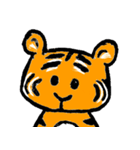 Sarcastic or Catatonic Little Tiger（個別スタンプ：6）
