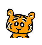 Sarcastic or Catatonic Little Tiger（個別スタンプ：11）