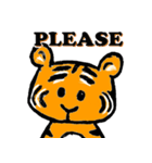 Sarcastic or Catatonic Little Tiger（個別スタンプ：34）